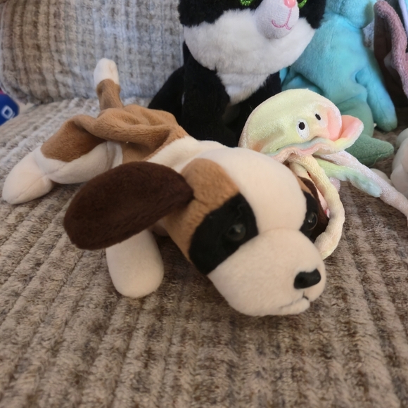 Ty Beanie Baby Bundle 8pc Vintage Retired Goochy Batty Lot 90s - Picture 2 of 16